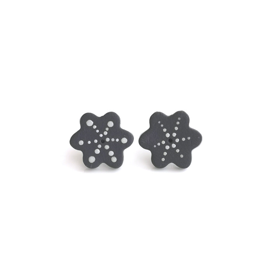 Porcelain Fragrance Earrings – Noir 無釉彩瓷香熏耳環